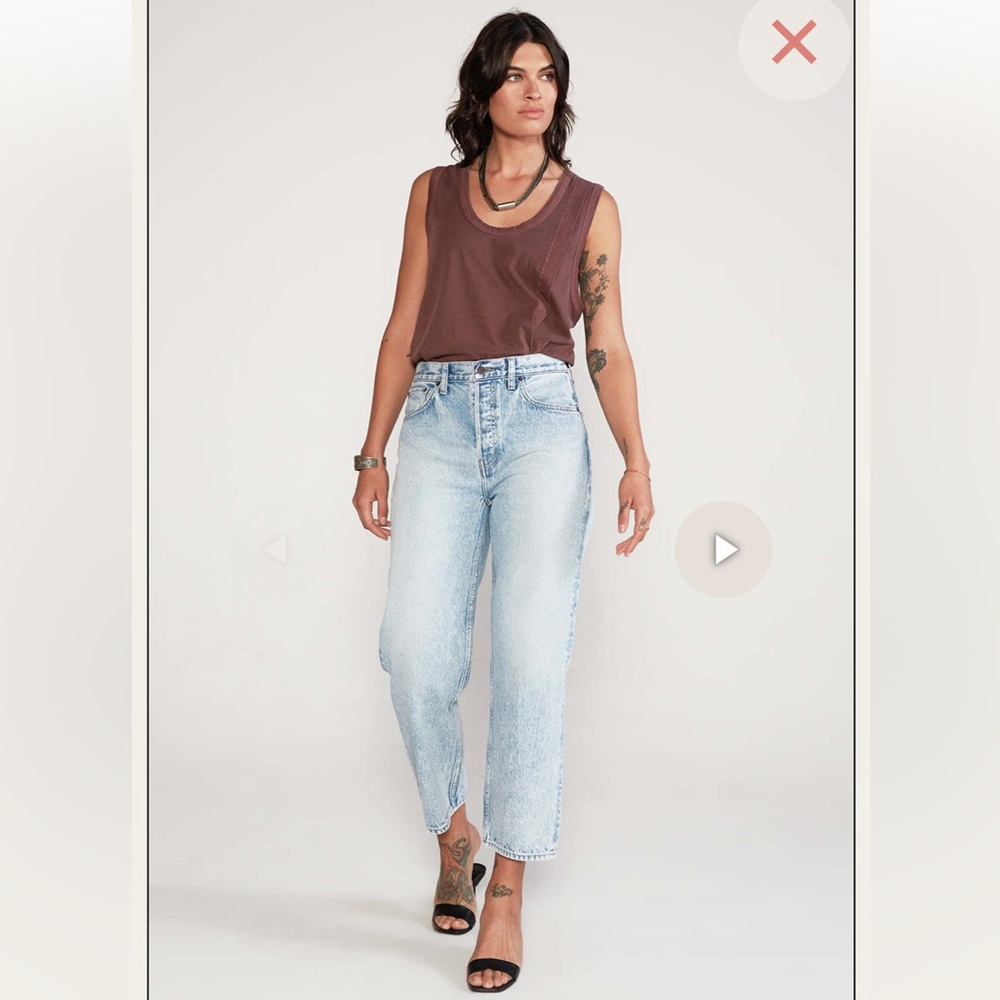 Etica Tyler Vintage Straight Crop Pebble Beach NWT